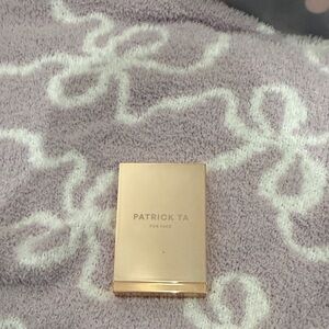 Patrick Ta double take cream and powder, blush, duo shade. She’s a doll.